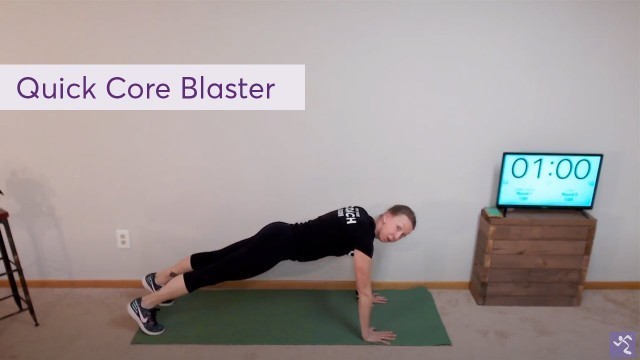 'Quick 7-Minute Core Workout | No Equipment'