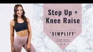 'Nicole Hunter Fitness | #12TOFIT - Step Up + Knee Raise'