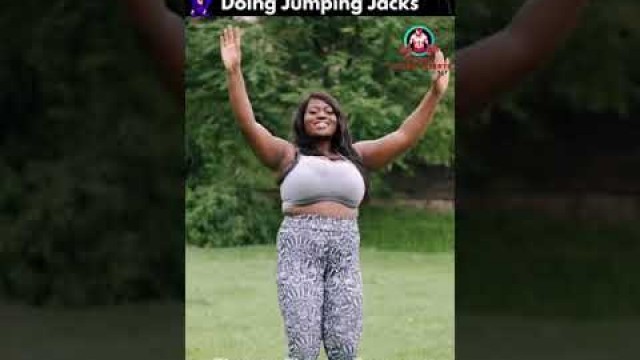 'Fight for Fitness #shorts Video Of Woman Doing Jumping Jacks - Fitness Fitnest Experts'