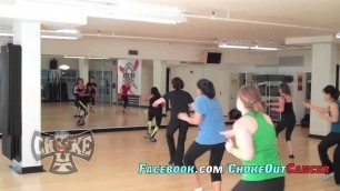 'Club One Fitness supports ChokeOuT Cancer Zumba class'