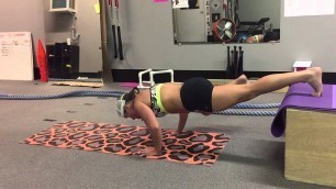 'Spiderman Push-Up with Feet Up | Rippel Effect Fitness'