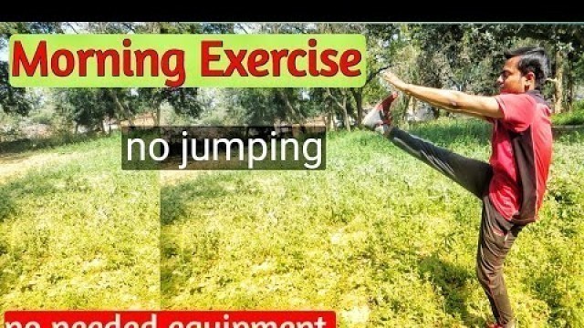 'Belly Fat Burn By Morning Workout At Home | No Jumping Home Workout'