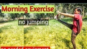 'Belly Fat Burn By Morning Workout At Home | No Jumping Home Workout'