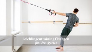'5 Schlingentraining Übungen für den Rücken – The Kaisers'