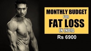 'Monthly BUDGET for FAT LOSS in India | Food & Supplement Cost with PDF  | Guru Mann'