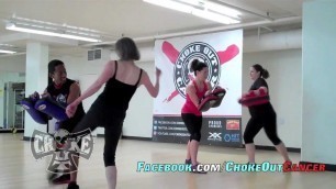 'Club One Fitness supports ChokeOuT Cancer with Self-Defense class'