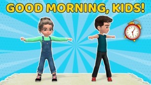 'GOOD MORNING EXERCISE FOR KIDS - NO JUMPING WORKOUT'