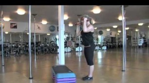 'Step Up with Shoulder Press  - Fitness Movement Library | Unleashed Fitness'