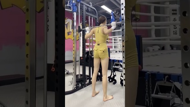 'Nancy Hot Asian Model Tall Girl At Gym || Very 