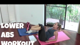 'How to Lose The Belly Pooch: The Lower Abs workout (lower abs, abs exercises, lose the pooch)'