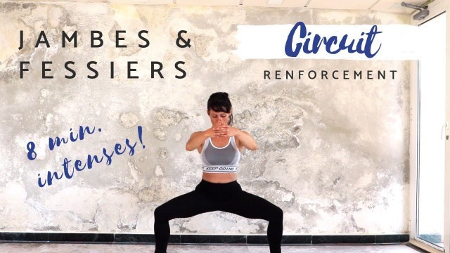 'Circuit Intensif: Fessiers & jambes - 8 min.'