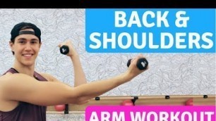 'Sexy BACK Arms and Shoulders Barre WORKOUT'
