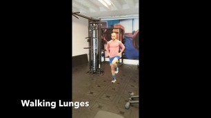 'Walking lunges'
