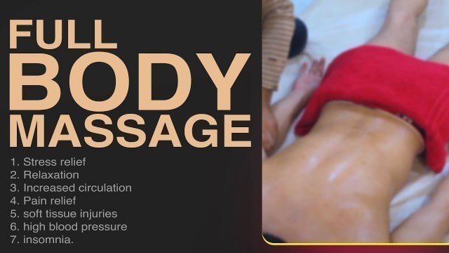 'Full Body Fitness Massage | Massage For Man | Full Body Swedish Massage | Fitness Massage'